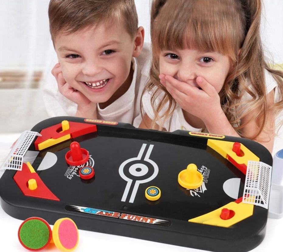 Tabletop Air Hockey Game, Portable Desk Shooting Game Sports