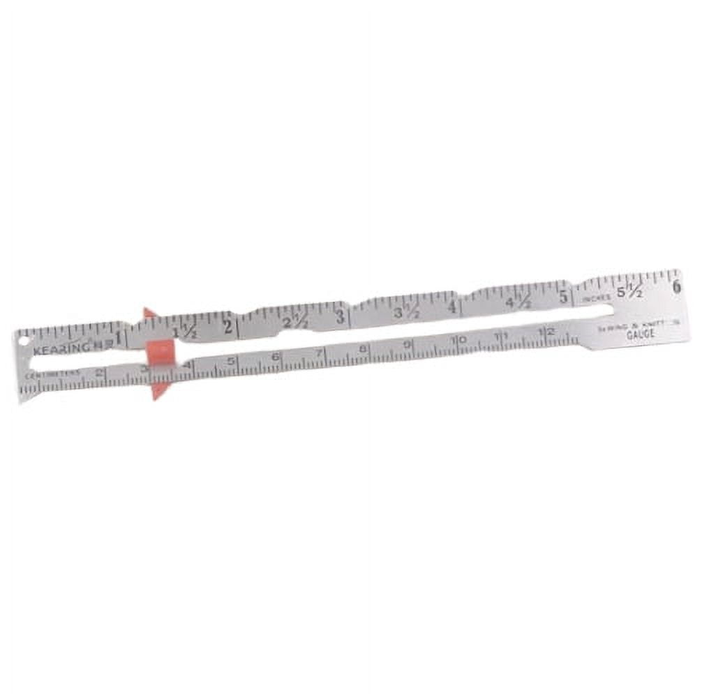 EverSewn Seam Gauge Ruler with Sliding Marker - 744674322548 Quilting  Notions - 744674322548