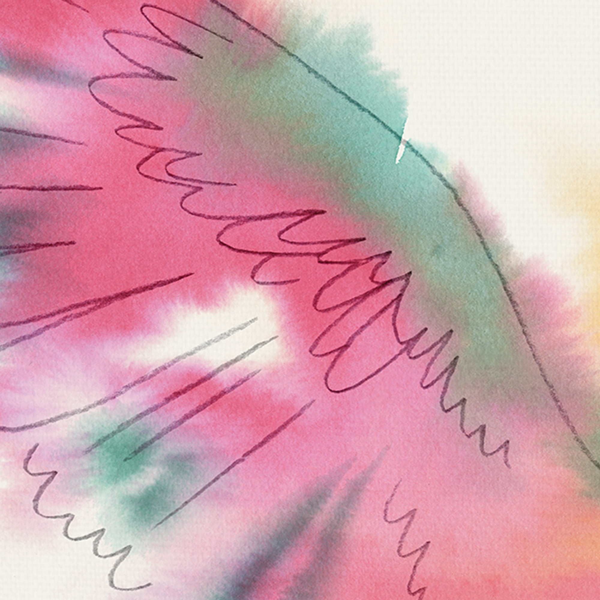 Paradise Parrot Glide by Kristine Hegre Canvas Art Print