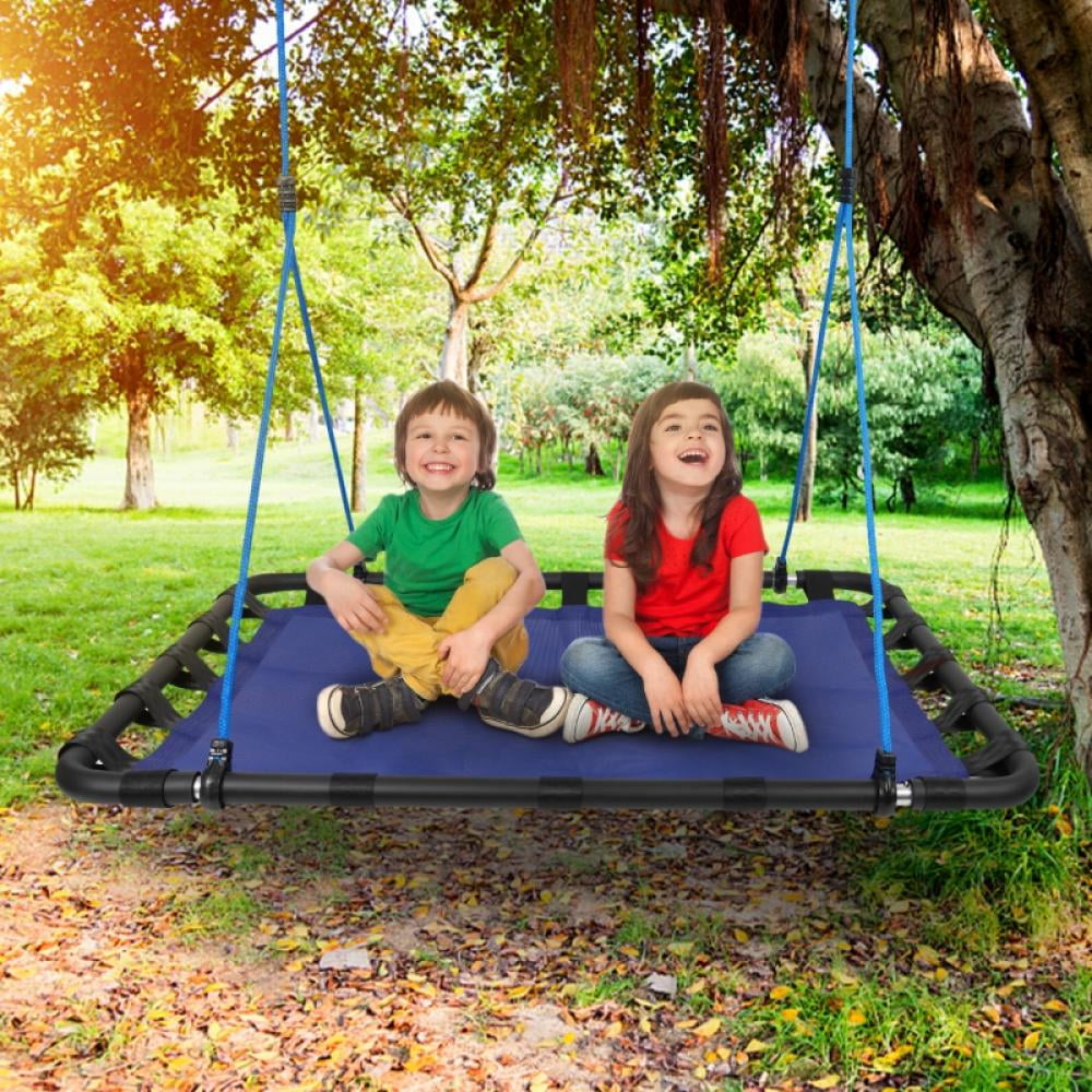 330 Lb Hang Swing Wide Seat Belt Toddler Child Kid Outdoor Playset Garden Adult 