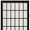 Black, variant on Red Lantern 6 ft. Tall Window Pane Shoji Screen - Natural - 3 Panels
