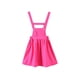 thumbnail image 4 of Falda de tirantes de color liso para niños con cintura elástica, informal y cómoda, de poliéster para adultos., 4 of 6