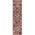 thumbnail image 2 of SAFAVIEH Savannah Sierra Transitional Polyester Runner Rug, Cream/Orange, 2'3" x 8', 2 of 6