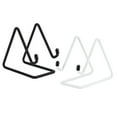 thumbnail image 1 of 2Pcs Téléphone Monter Stable Conception Triangulaire en Caoutchouc Protection de la Tête Anti-Rouille Tablette Portable Titulaire pour Mobilenoir Blanc, 1 of 8