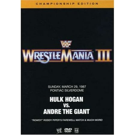 WWE: WrestleMania III (Championship Edition) [DVD]