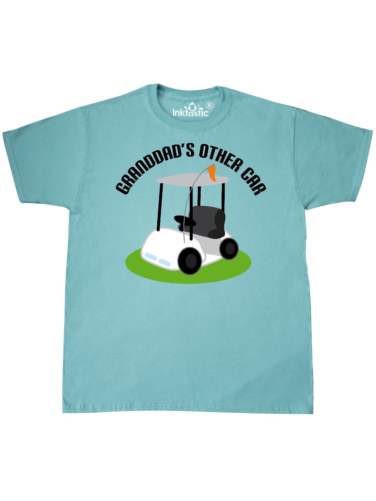 INKtastic Granddad Golf Cart Golfing Gift TShirt
