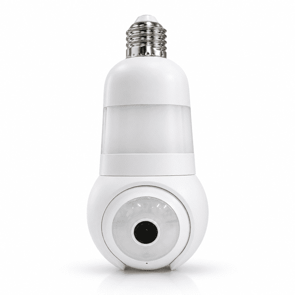 Luna Light Bulb Camera Outdoor Indoor 4MP 2K, Color Night Vision, 2.4GHz & 5GHz Wi-Fi 6, AI Motion Tracking, Alarm, E27 Bayonet Fitting, IP65, Lifetime Support