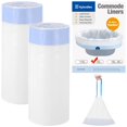 thumbnail image 2 of 50 Sacs pour Commode, Doublures de Chaise en LDPE Épais et Étanches avec Poignée à Cordon, Sacs à Déchets Jetables 21"x 16 Pouces, Sacs pour Toilettes, Toilettes Portables, 2 of 8