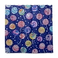 thumbnail image 2 of Yayeee Shower Curtain with Hooks 72"x72" Waterproof Fabric Bathroom Hanging Decor, Blue Colorful Candies, 2 of 5