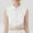 White, variant on Women Solid Ruffle Detachable Blouse With False Collar Half Elastic Waist Shirt Collar Half Blouse Button down Insert Womens Half Shirt Colla Detachable Detachable Lapel Womens Turtle Neck round Colla