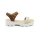 thumbnail image 5 of Sandalia Chancla Con Plataforma Para Niña Piel Color Miel beige 24, 5 of 7