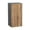 Natural Teak, variant on 9" x 30" Wall Cabinet-Single Door-with Black Matte door