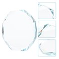 thumbnail image 2 of Octangle Glass Display Base Transparent Display Base for Collectibles Handicrafts, 2 of 8