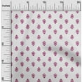 thumbnail image 2 of oneOone Cotton Jersey White Fabric Block Craft Projects Decor Fabric Printed By The Yard 58 Inch Wide-KB, 2 of 5
