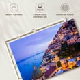 thumbnail image 6 of Elephant Stock Coastal Town Of Amalfi Wall Art - Horizontal Canvas Wall Art - Hallway Wall Decor - Beach Canvas - Blue And Orange Decor - 12" x 8", 6 of 8