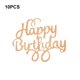 thumbnail image 5 of Bearachild 10 piezas de adornos para cupcakes, tarjeta de inserción para decoración de bebés, accesorios de boda, letrero para fiesta, decoración de Decoración del hogar Dorado champagne Bearachild HA062285-13B, 5 of 6