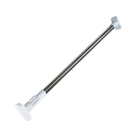 OATIPHO White Metal Telescopic Shower Curtain Rod Tension Rod Easy Installation for Bathroom