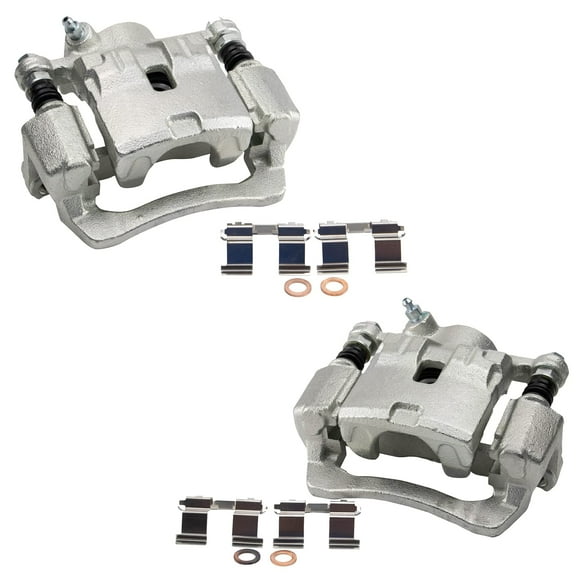 TRQ Rear Brake Caliper Set Compatible with 2009-2013 Subaru Forester 2008-2014 Impreza 2015-2019 WRX