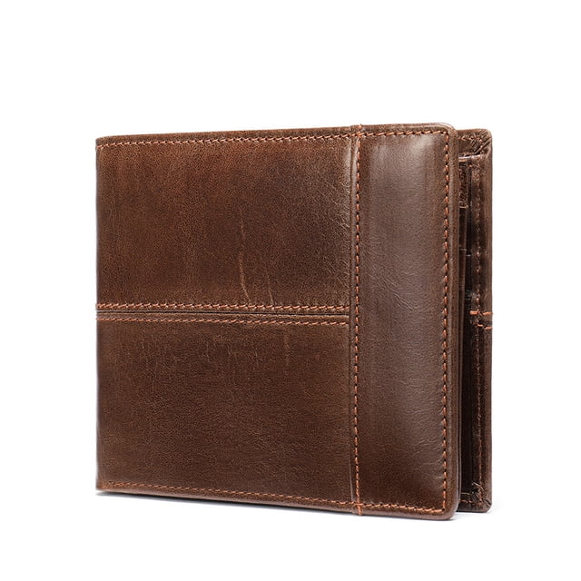 TITAKING Mens Leather Wallet Rfid Blocking Multi-card Bifold Coin Wallet