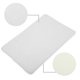 thumbnail image 3 of Ofertas únicas Patrón de color sólido Alfombras de baño Alfombra de baño de poliéster Lavable a máquina Blanco 80x50cm, 3 of 7