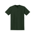 thumbnail image 5 of Gildan Men DryBlend Crewneck Pocket T-Shirt, Short Sleeve Classic Fit Tee, Forest Green, S, 5 of 6