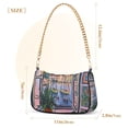 thumbnail image 3 of FORMRS Womens Shoulder Bag with Chain Strap Clutch Purse Cute Tote Handbag, Green Boat, 3 of 7