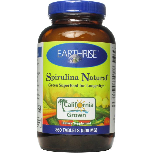 Earthrise Spirulina Natural Tablets, 360 CT