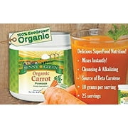 Sunny Green - Carrot Powder Root Organic, Natural (Jar) 11g 9.9oz