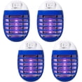 thumbnail image 1 of 4 Uds. Mata mosquitos, mata mosquitos eléctrico ultravioleta, mata moscas para interiores, mata insectos eléctrico con luz nocturna, insectos, 1 of 4