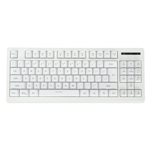 LED Mechanical Keyboard,87 Keys Wireless Keyboard Mechanical Gaming Keyboard G Wireless Keyboard Striking Appearance