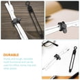 thumbnail image 6 of ROSENICE 10 Pcs Data Cable Strap Wire Ties Cable Ties Cable Organiser Cord Cable Manager Silica Gel Black 10.50X1.20X0.50CM, 6 of 8