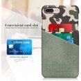 thumbnail image 4 of iPhone 8 Plus Case,iPhone 7 Plus Case,[Premium PU Leather][Card Slots],Ultra Slim Scratch-Resistant Shockproof Case for iPhone 7 Plus/8 Plus Green, 4 of 7