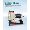 thumbnail image 3 of meite 7116B Pneumatic Upholstery Stapler Air Staple Gun, Uses 22 Gauge 71 Series Staples, 3 of 6