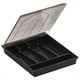 thumbnail image 1 of Organizador con Tapa, Caja de Almacenamiento de Cubiertos y Cubiertos de Plástico, Bandeja de Utensilios Cubierta con Compartimentos para Cajón de Cocina B, 1 of 5