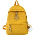 thumbnail image 1 of LinYooLi Fashion Canvas Nylon Backpack Satchel for Women Men, Large Shoulder Bag Removable Pendant, 1 of 5