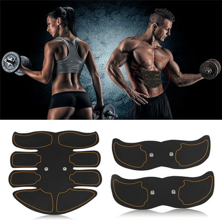 EMS Intelligent Fitness Exercise Set for Abdomen Arm Stimulator Training and Slimming Massager for Men and Women Workout