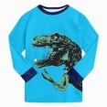 thumbnail image 6 of Toddler Boy Pajamas Monster Truck Cotton Pjs Set Kids Dinosaur 2 Piece Long Sleeve Sleepwear Kaprioy Pajamas Set, 6 of 7