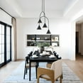 thumbnail image 6 of Modern Sputnik Pendant Light Fixture Matte Black Industrial Chandelier 4 Lights Farmhouse Pendant Lighting with Cone Metal Shade Hanging Chandelier for Bedroom Living Room Dining Room Bar, 6 of 11