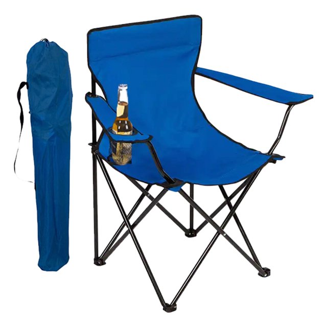 Silla Plegable CJR De Playa Campamento Exteriores Azul