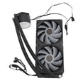 thumbnail image 1 of Enfriador De Agua Líquido Para CPU De 240 Mm, Ventilador PWM De 120 Mm, Iluminación RGB, Ventilador De CPU Para LGA2066, AM4, AM5, 1150, 1151, 1155, 1156, 1200, 2011, 2011-V3,, 1 of 7