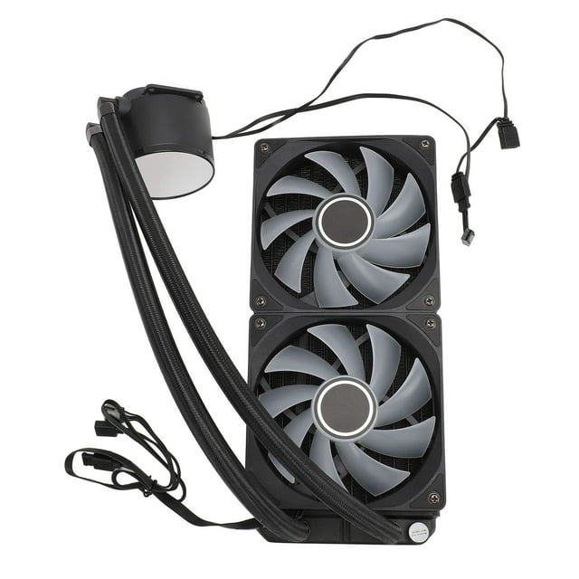 Enfriador De Agua Líquido Para CPU De 240 Mm, Ventilador PWM De 120 Mm, Iluminación RGB, Ventilador De CPU Para LGA2066, AM4, AM5, 1150, 1151, 1155, 1156, 1200, 2011, 2011-V3,