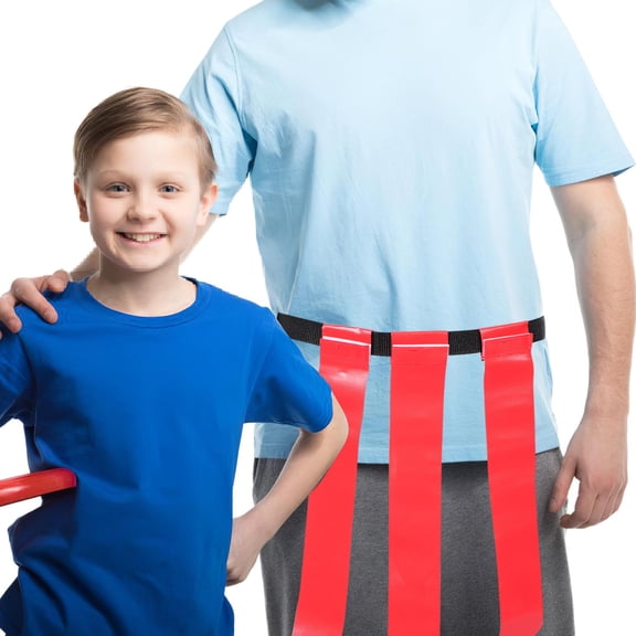 ETHZZLE 2-Pack Rugby Flag Football Belt Set with Bright Flags for Team Training, Practice, and Competitive Play