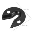 thumbnail image 2 of Luxshiny 8Pcs Black Mirror Mounting Clips Stainless Steel Heavy Duty Hardware for Wall Installation, 2 of 7