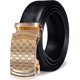 thumbnail image 1 of Cinturón de Ráton Barry.Wang de Cuero Dorado para Hombre 110-150 cm, 1 of 6