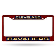 Cleveland NBA Cavaliers Maroon Painted Metal Laser Cut License Plate Frame