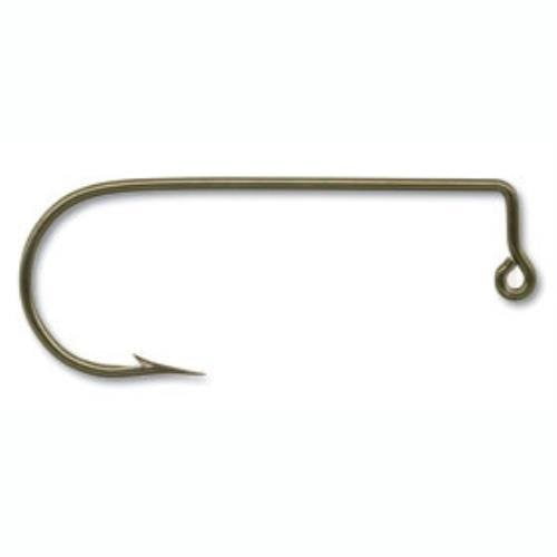 Mustad 32755 Aberdeen Jig Classic Hook, 90 Degree Bend 1 Extra Strong, Short Shank - 1000 Per Pack
