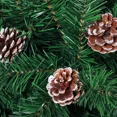 thumbnail image 5 of 6/9pcs Christmas Tree Pendant Artificial Pinecone with Snow Primary Pine Cones 4/6cm Xmas New Year Wreath Hanging Decoration, 5 of 5