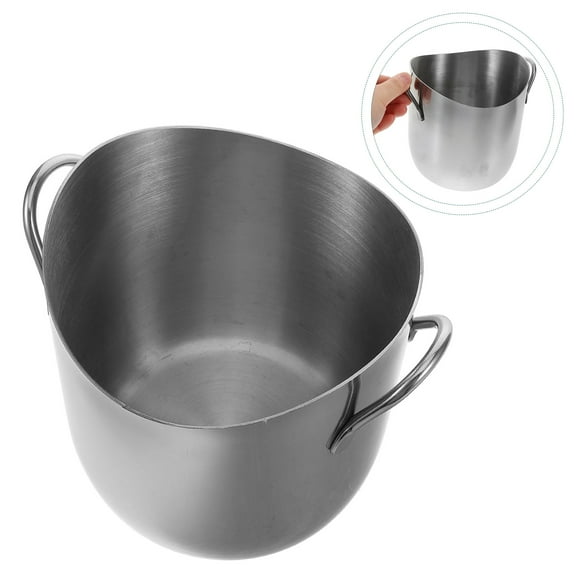 FRCOLOR Stainless Steel Ice Bucket Ice Container For Freezer Chilling Wine And Beverages Durable Ice Bin Ideal For Party Hotel And Bar Settings
