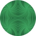 thumbnail image 1 of Ahgly Company Tapis Rond Lavable en Machine Intérieur Transitionnel Vert Forêt, 3 Pieds Rond, 1 of 7