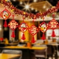 thumbnail image 4 of Chinese New Year Banner Garland 2025 Spring Festival Banner Garland Decoration Snake Year Party Ornament, 4 of 9